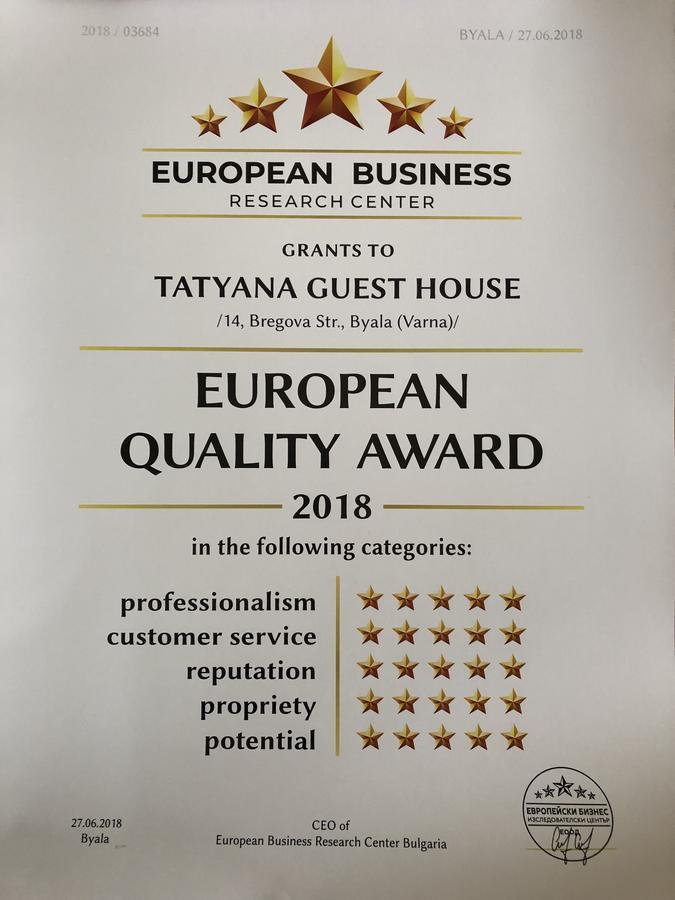 Tatyana Guest House Bjala Kültér fotó